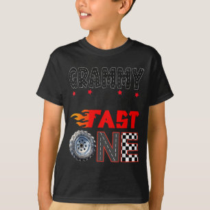 Camiseta Vovó do Carro de Corrida Um Aniversário de 1 ano M