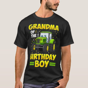 Camiseta Vovó Do Carro-Trator Fazenda De Aniversário