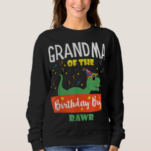 Camiseta Vovó do garoto de aniversário Tee Raptor do Dinoss