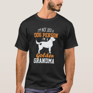 Camiseta Vovó do Golden Retriever Para Mulheres Dia das Mãe