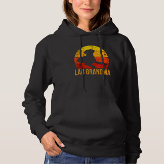 Camiseta Vovó do laboratório Vintage Retro Labrador Corresp