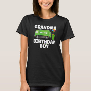 Camiseta Vovó Do Lixo Do Reciclagem De Aniversário Pensava