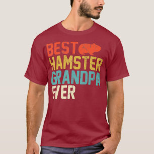 Camiseta Vovô do Melhor HAMSTER Nunca Retrocedeu Vovô
