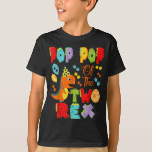 Camiseta Vovô do Menino de 2 Anos de The Two Rex Dinossauro