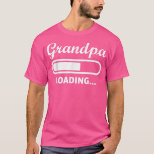 Camiseta Vovô do Mens carregando Grávida Anúncio Grande