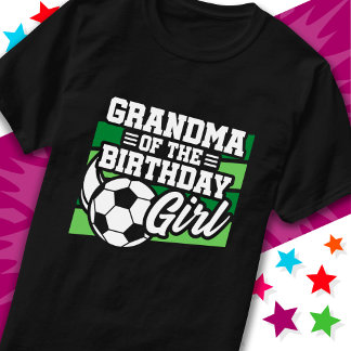 Camiseta Vovó do Partido de Futebol Vovó da Garota de Anive