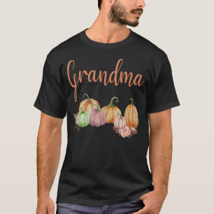 Camiseta Vovó do Pequeno Pumpkin Primeiro Aniversário do Ou