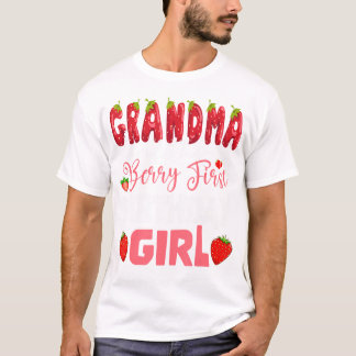 Camiseta Vovó Do Primeiro Aniversário De Berry De Girl Stra