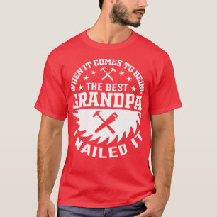 Camiseta Vovô do trabalhador da madeira