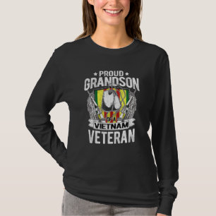 Camiseta Vovô Do Vietnã Tag Militar