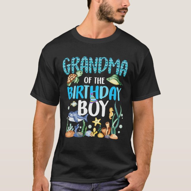 Camiseta Vovó Dos Bichos-De-Aniversário (Frente)