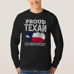 Camiseta Vovô e avô texano orgulho patriótico do Texas