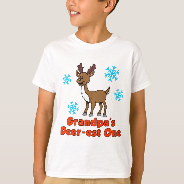 Camiseta Vovô é Deer-est One (Frente)