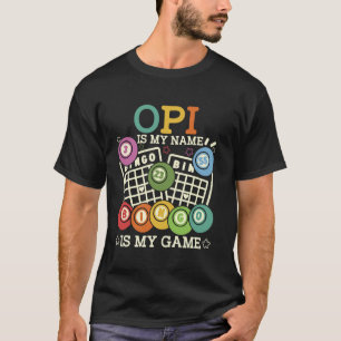 Camiseta Vovó é Meu Nome Bingo é Meu Jogo Bingo Divertido V