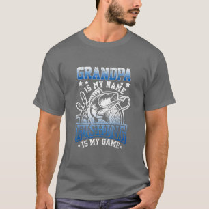 Camiseta Vovô É Meu Nome Pesca É Meu Jogo 1443