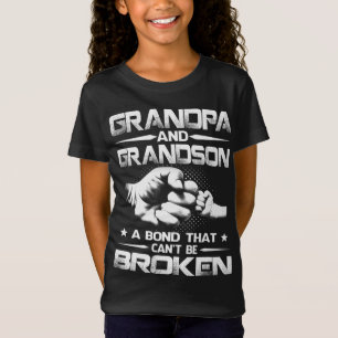 Camiseta Vovô e neto... Um Bond que não pode ser quebrado.
