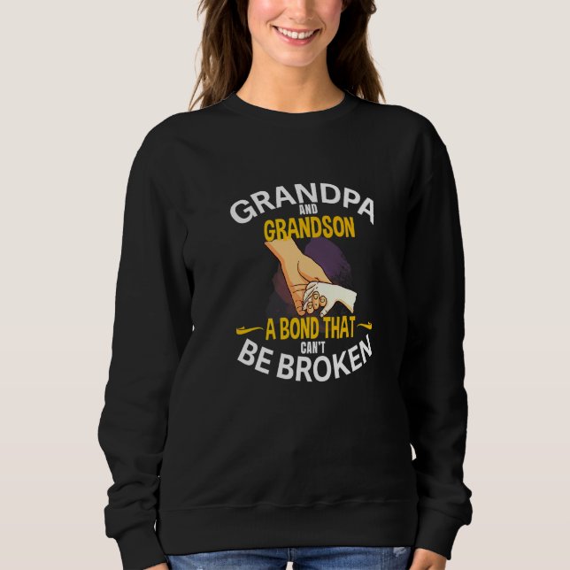 Camiseta Vovô e neto... Um Bond que não pode ser quebrado. (Frente)