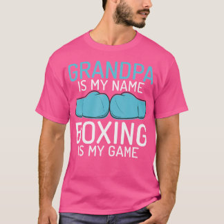 Camiseta Vovô É O Meu Nome Boxing É O Meu Jogo Esporte Luta