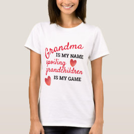 Camiseta Vovó é o Meu Nome Mimar Netos