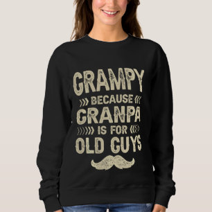 Camiseta Vovô É Para Caras Velhas, Pai Engraçado F