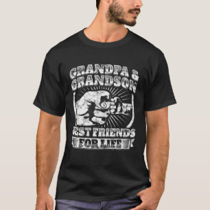 Camiseta Vovô E Vovô Da Família Gift Vovô Fist Bump