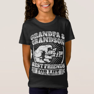 Camiseta Vovô E Vovô Da Família Gift Vovô Fist Bump