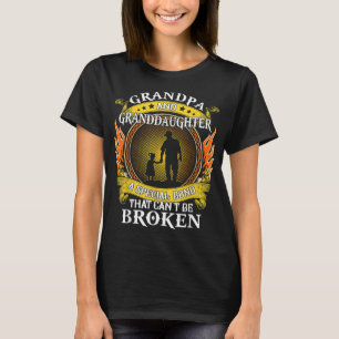 Camiseta Vovô e vovô ligação especial que não pode