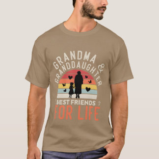 Camiseta Vovó E Vovó Melhor Amigos Para A Vida