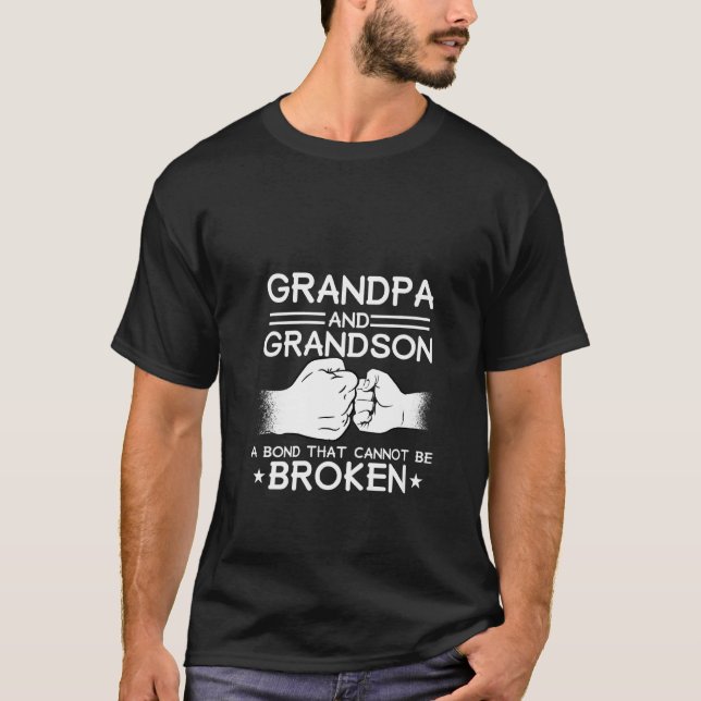 Camiseta Vovô e vovô não podem ser quebradas (Frente)