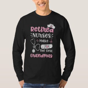 Camiseta Vovó Enfermeiras Reformadas Fazem O Melhor Avô Nur
