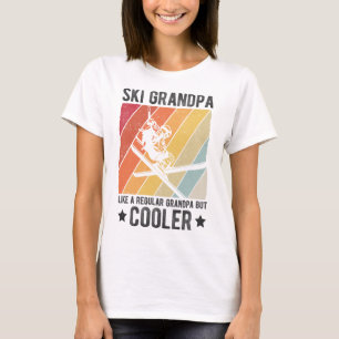 Camiseta Vovô Esqui Como Um Vovô Normal Mas Esqui Mais Lega
