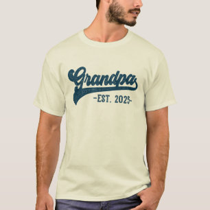 Camiseta Vovô Est 2025 Futuro Vovô, Novo Vovô 2025
