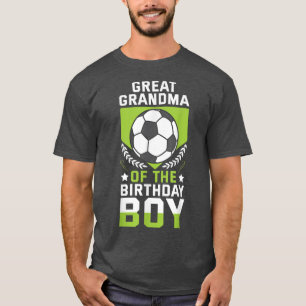 Camiseta Vovó excelente do Aniversário Jogador de Futebol T