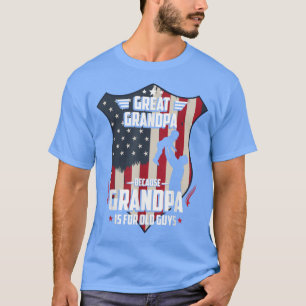 Camiseta Vovô excelente Porque Vovô É Para Homens Caras Ant