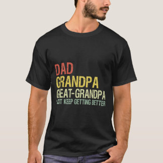 Camiseta Vovô Excelente Vovô Dia de os pais Engraçado Vovô 