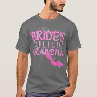 Camiseta Vovó fabulosa do casamento familiar de presente no
