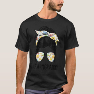Camiseta Vovó fazenda Viva Má Cabelo Mente Vidro Mama D Mãe