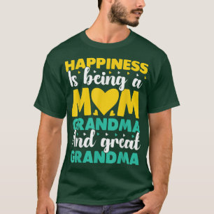 Camiseta Vovó Felicidade Ser Vovó E Ótima Mãe