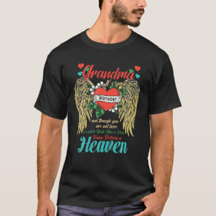 Camiseta Vovó Festa de aniversário Angel no Memo da Família