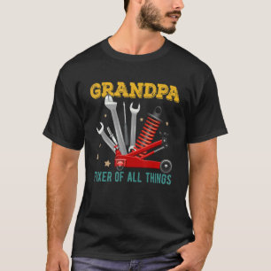 Camiseta Vovô Fixador De Tudo O Engenheiro Mecânico