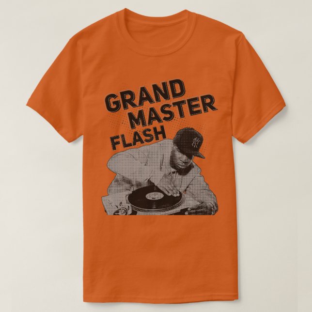 Camiseta Vovô Flash ilustrações (Frente do Design)