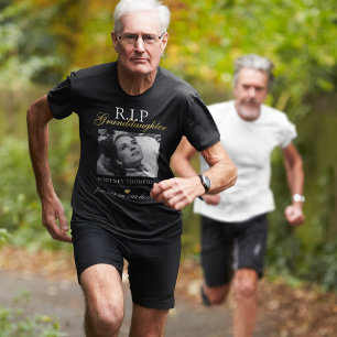 Camiseta Vovô Foto Memorial da Filha R.I.P