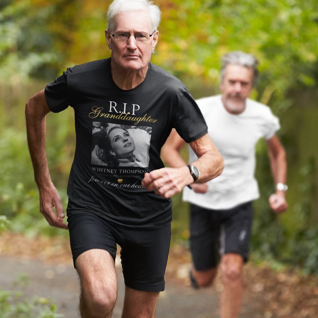 Camiseta Vovô Foto Memorial da Filha R.I.P (Criador carregado)