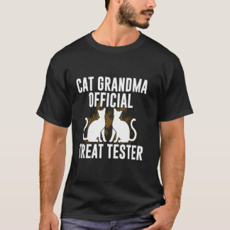 Camiseta Vovó Gata Testadora Oficial de Guloseimas Vovó Gat