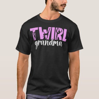 Camiseta Vovó Gira Bastão Vovó Girando Bastão De Uma Girado