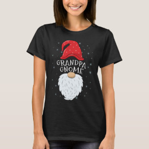 Camiseta Vovô Gnomo Funny Match Family Group Christma