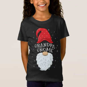 Camiseta Vovô Gnomo Funny Match Family Group Christma