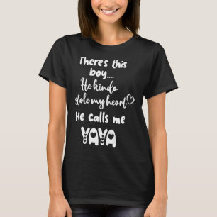 Camiseta Vovó grécia Grega Avó Este Rapaz Me Chama