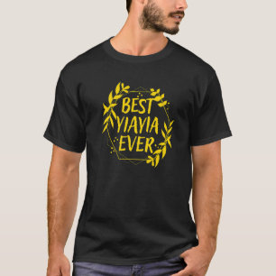 Camiseta Vovó Grega Grécia Melhor Yiayia de Todos os Tempos