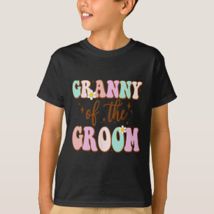 Camiseta Vovó Groovy do Noivo Encontro de Noivado do Gro